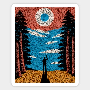 The Outsider - A Solitary View Magnet